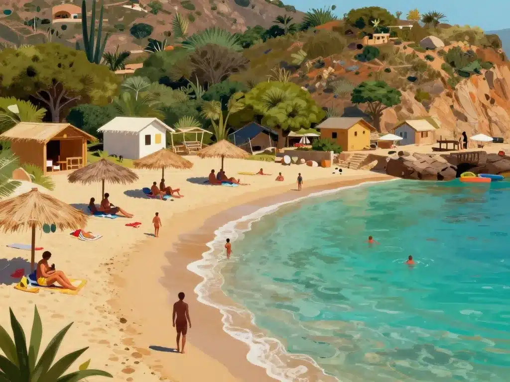 Cala d Orzu ambiance plage Corse