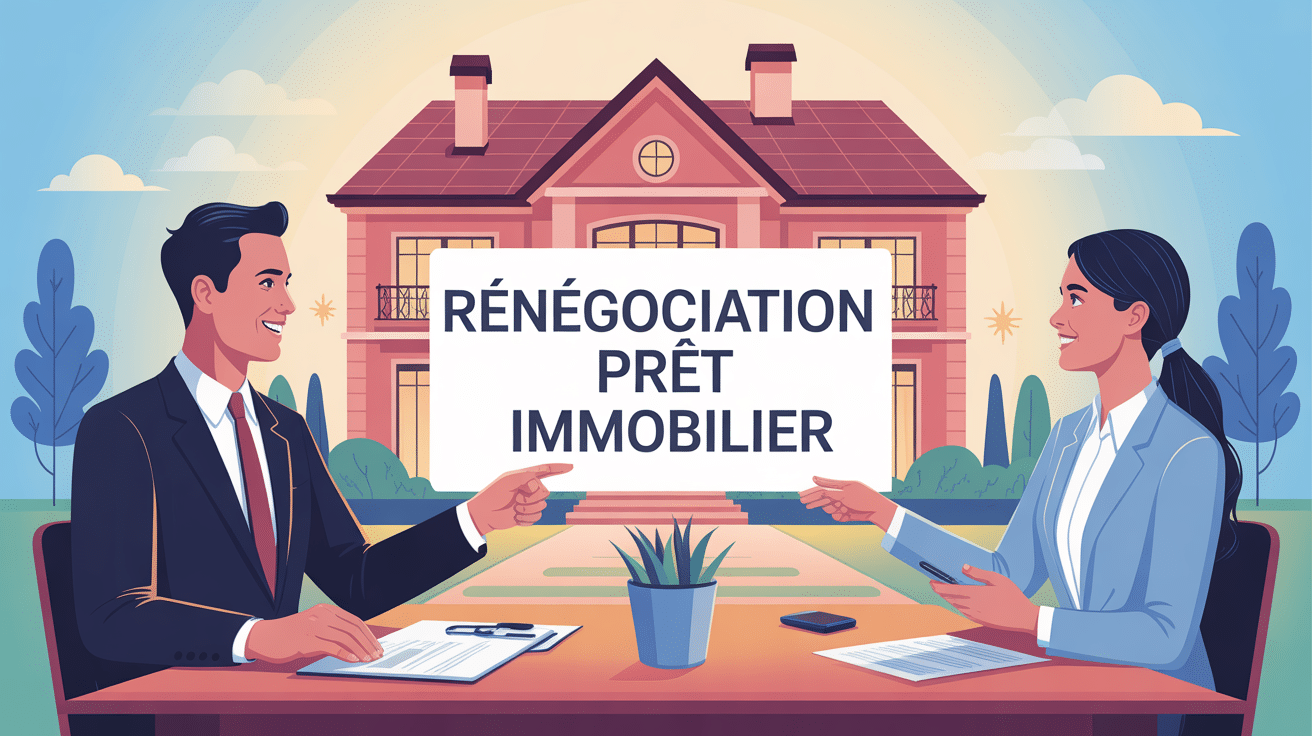 arguments pour renégocier son prêt immobilier négociation avec banque illustration