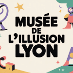 avis sur musée de l'illusion lyon illustration vectorielle colorée