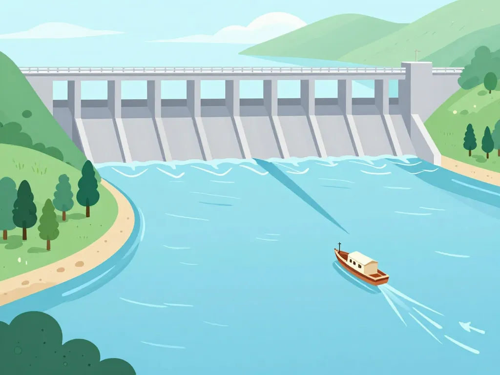 schéma concept barrage arzal régulation eau Vilaine