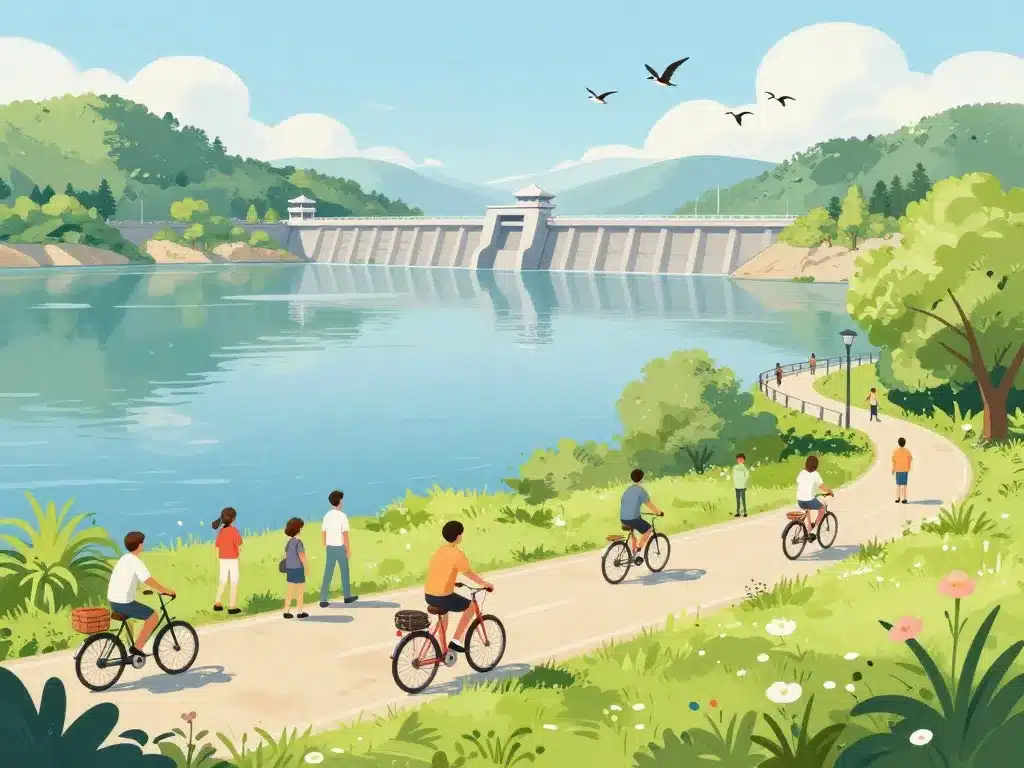 visiteurs barrage arzal balades vélo Vilaine