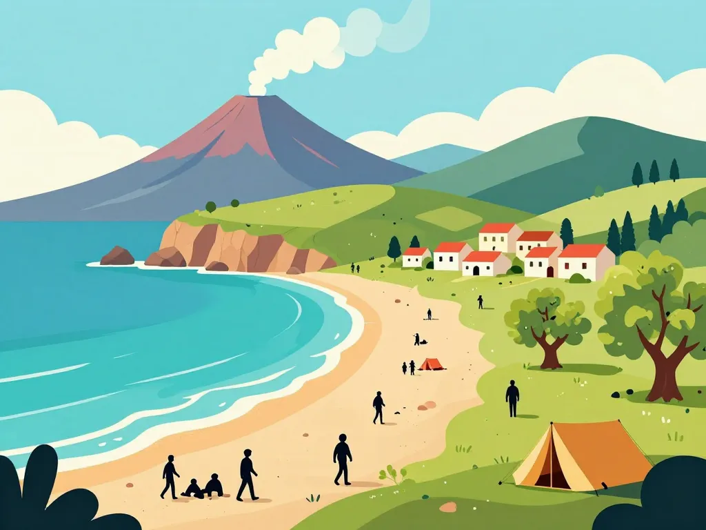 Camping en Sicile entre plage et région volcanique