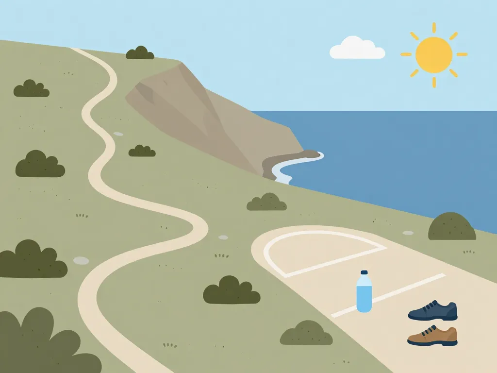 Chemins d'accès et équipement pour Capo Pertusato