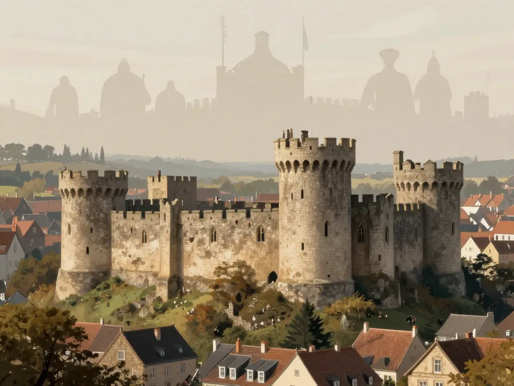 évolution château de bayon et village lorrain