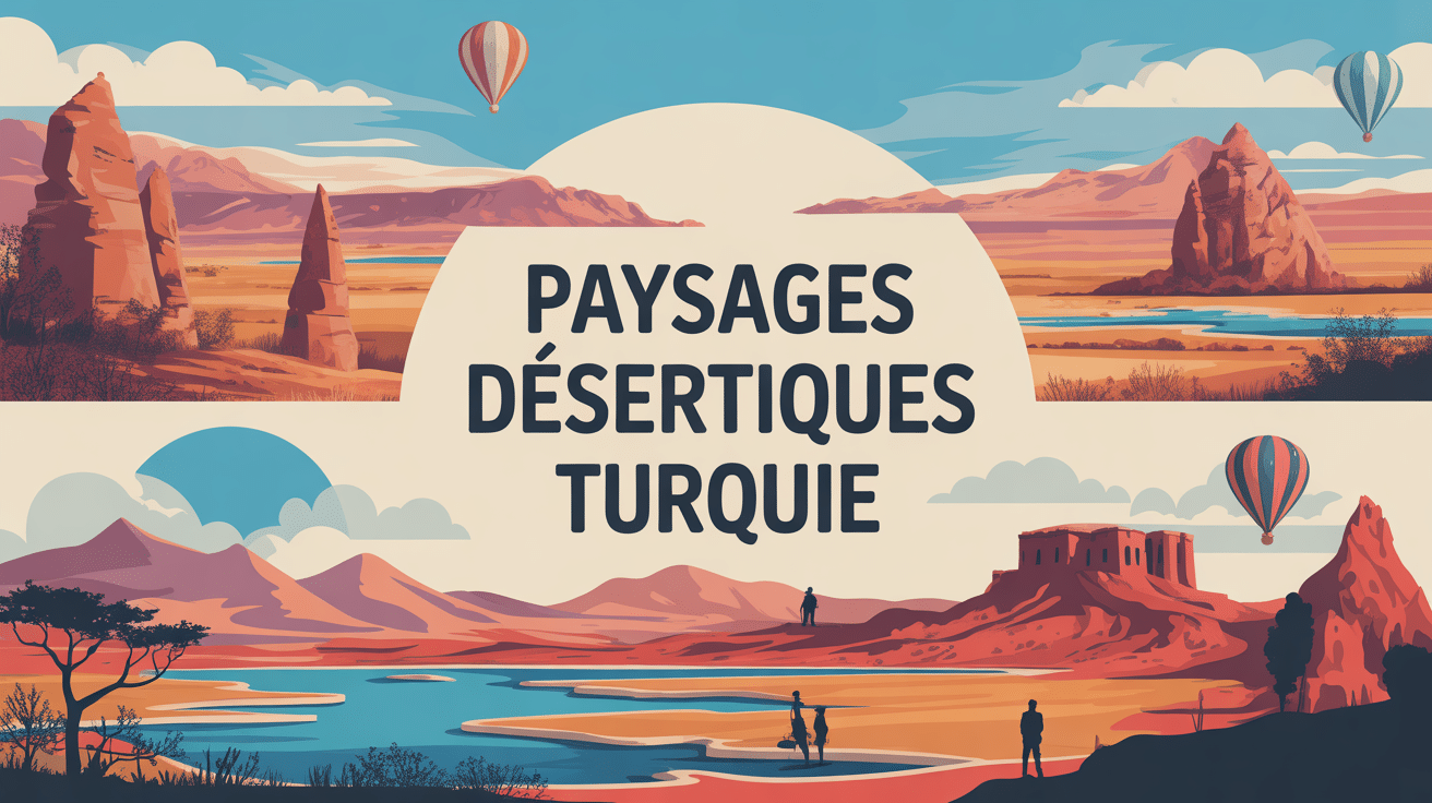 desert turquie illustration paysages désertiques