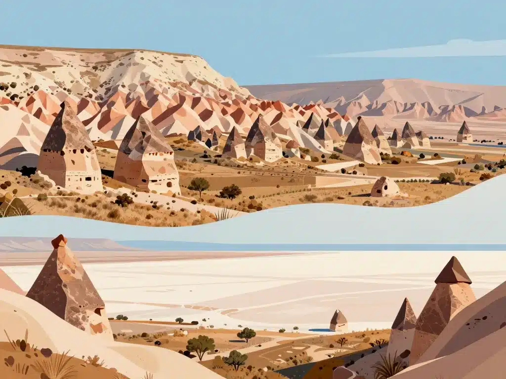 desert turquie illustration sites incontournables