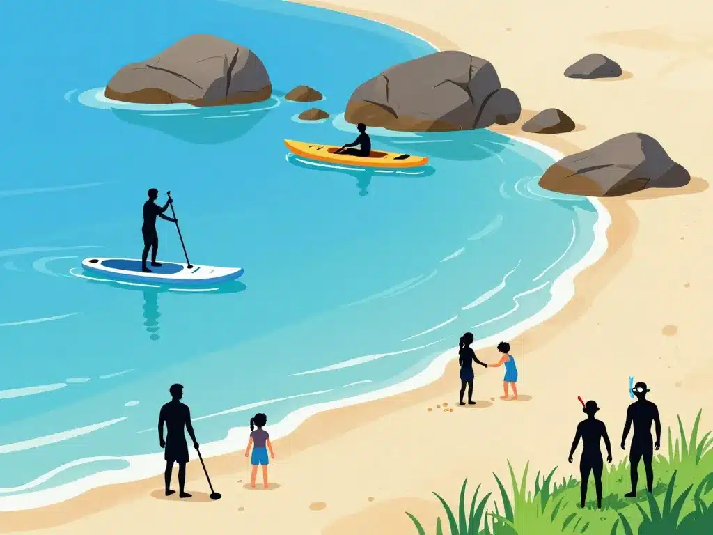 golfe de santa giulia activités plage famille