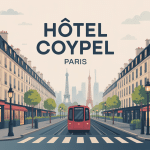 illustration hotel coypel paris 13e