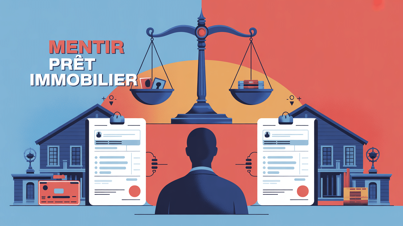 j'ai menti pour un prêt immobilier illustration risques légaux