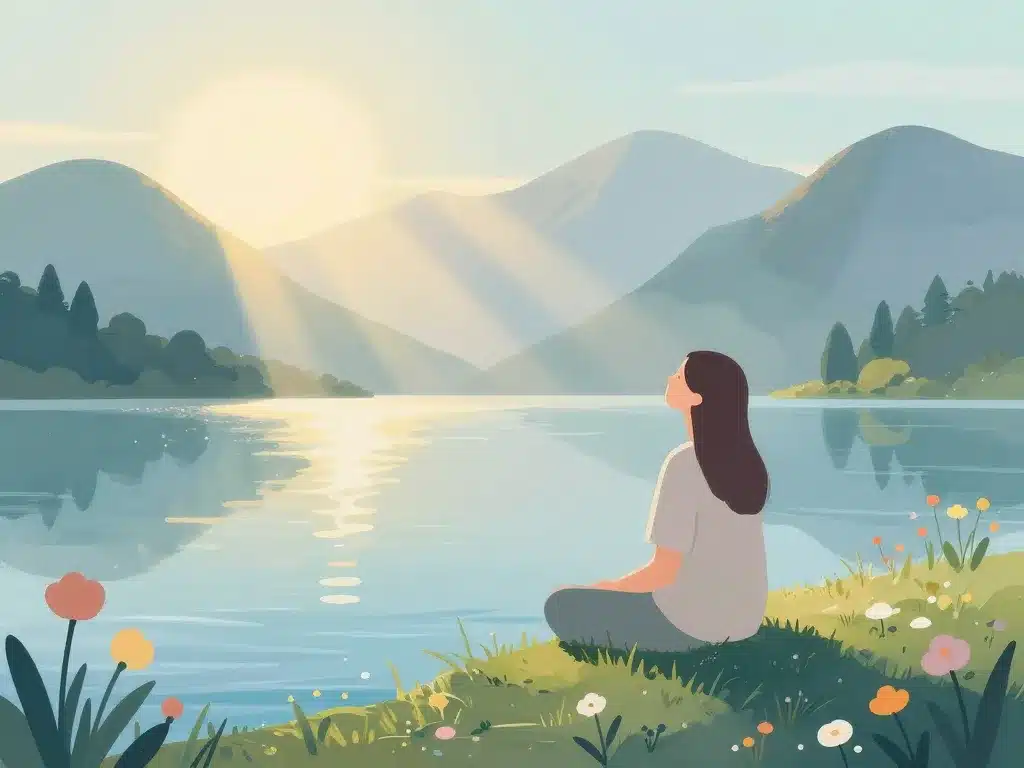 détente au bord du lac de l'orceyrette ambiance calme