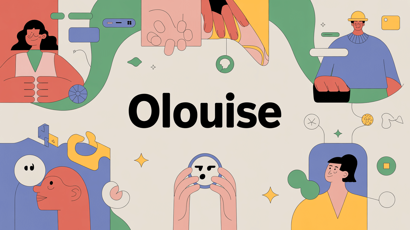 illustration olouise branding personnel digital