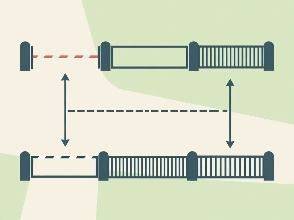 peut-on fermer une servitude de passage portail barriere cloture accès