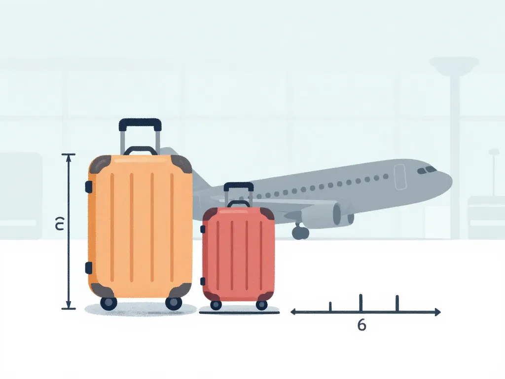 peut on prendre 2 bagages en soute air algérie poids dimensions illustration