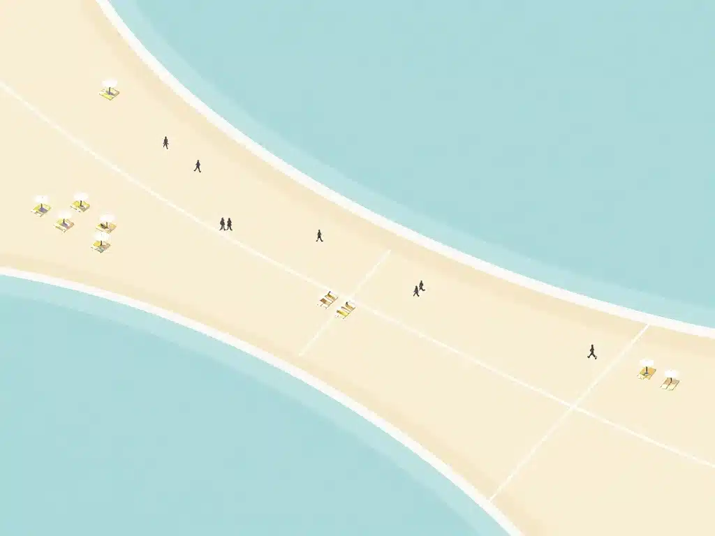 schéma plage privée Villefranche sur mer zones publiques privées