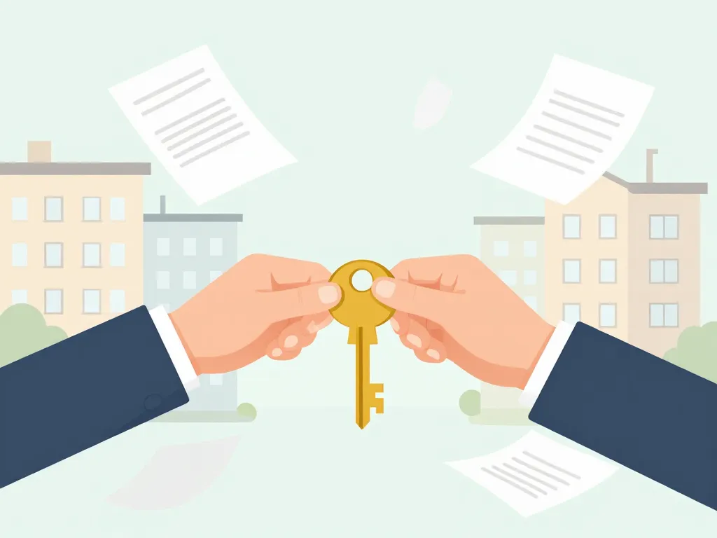 qu est ce qu un bailleur illustration propriétaire locataire contrat clé