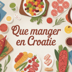 table conviviale spécialités croates que manger en croatie