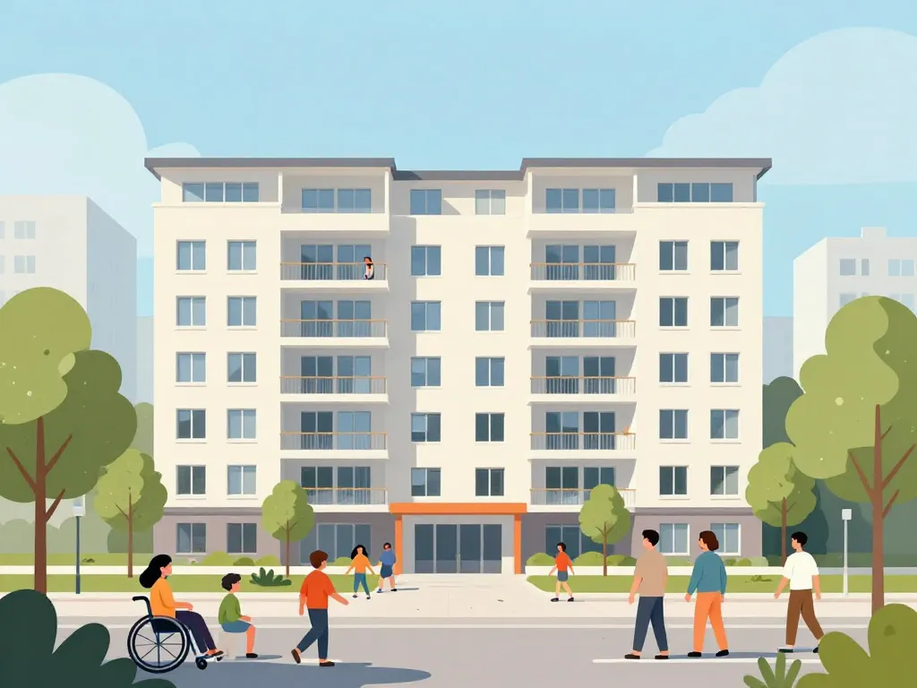 résidence paul comparat structure et accueil bâtiment urbain