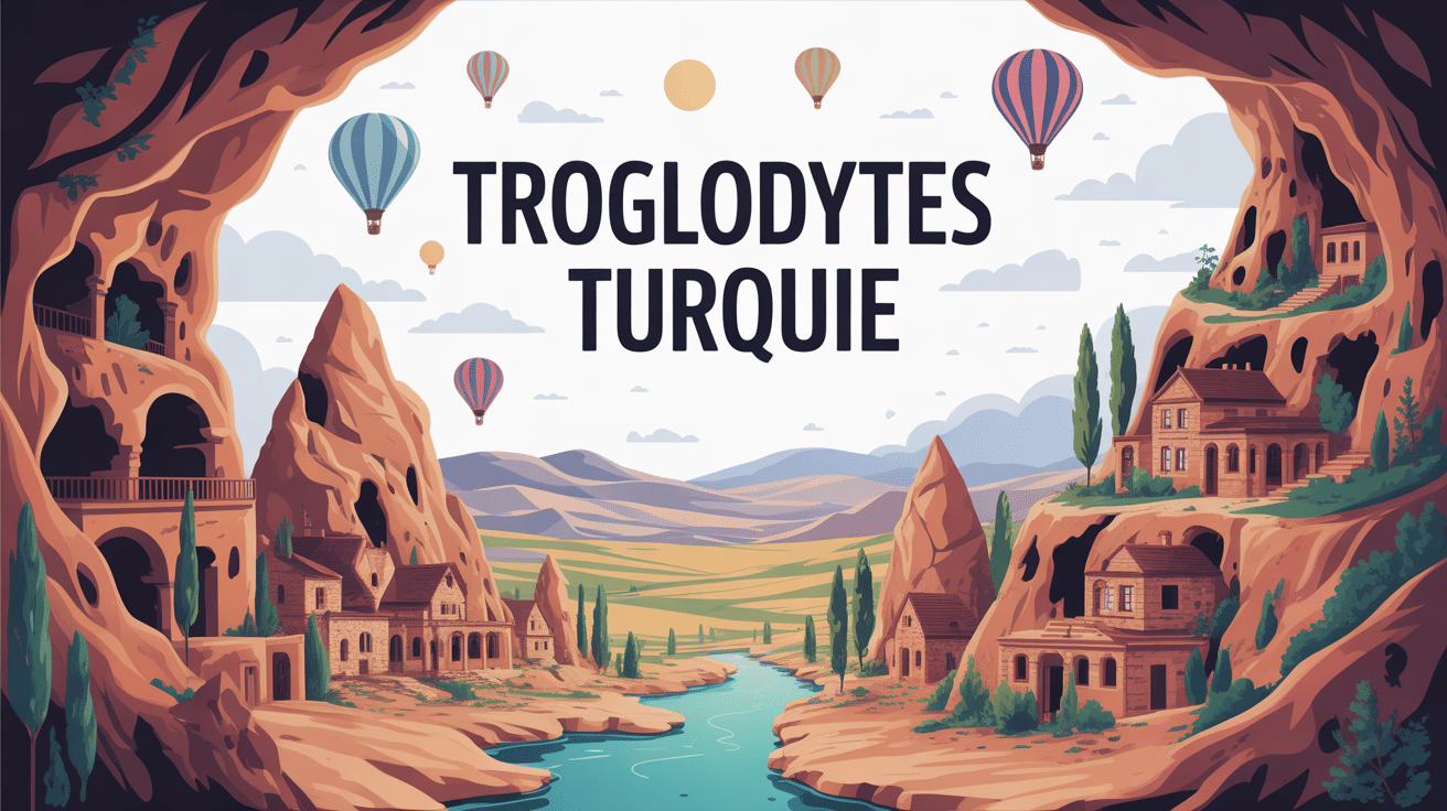 paysages troglodytes turquie grottes montgolfières