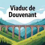 illustration du viaduc de douvenant paysage ferroviaire nature