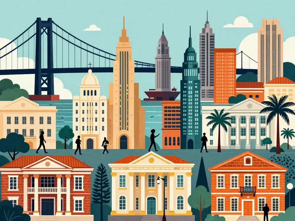 collage villes incontournables cote est usa