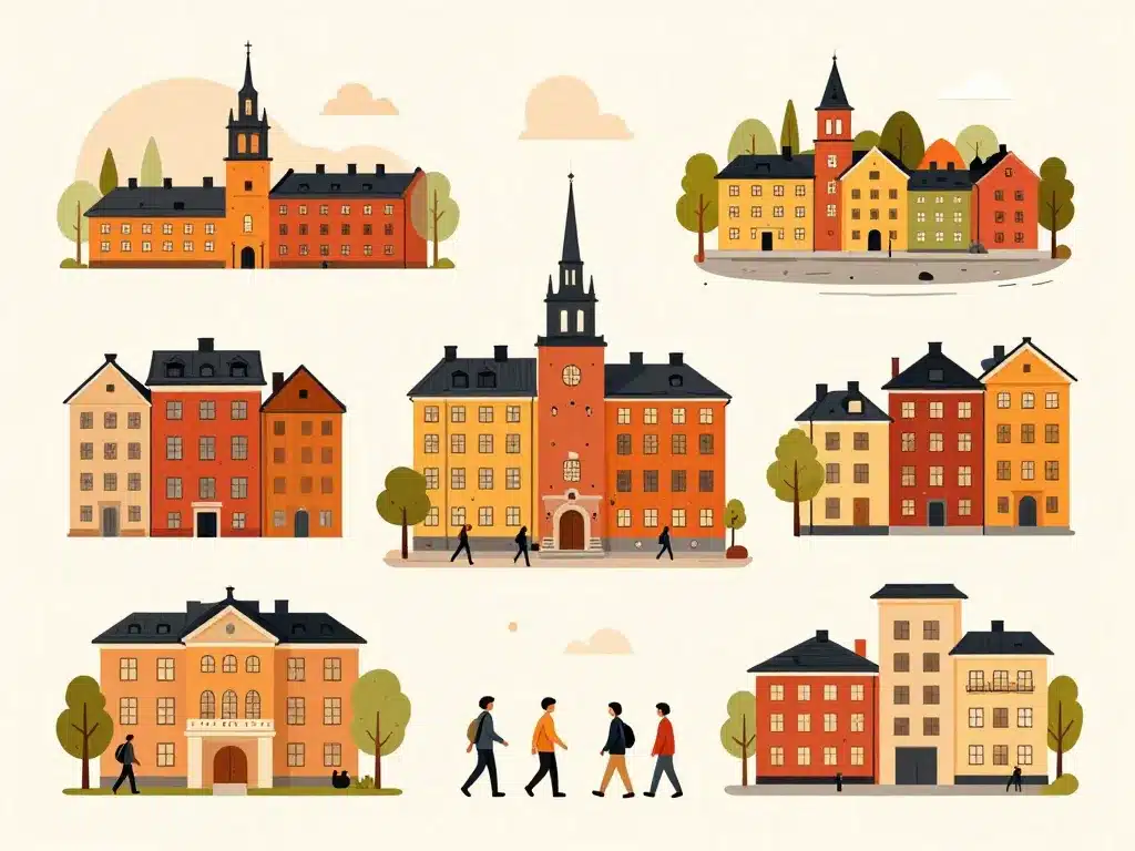 voyageurs dans quartiers weekend stockholm hébergements