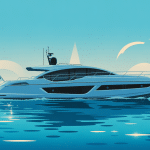 yacht azimut luxueux sur mer turquoise méditerranée