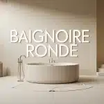 Baignoire ronde îlot spa 304 litres