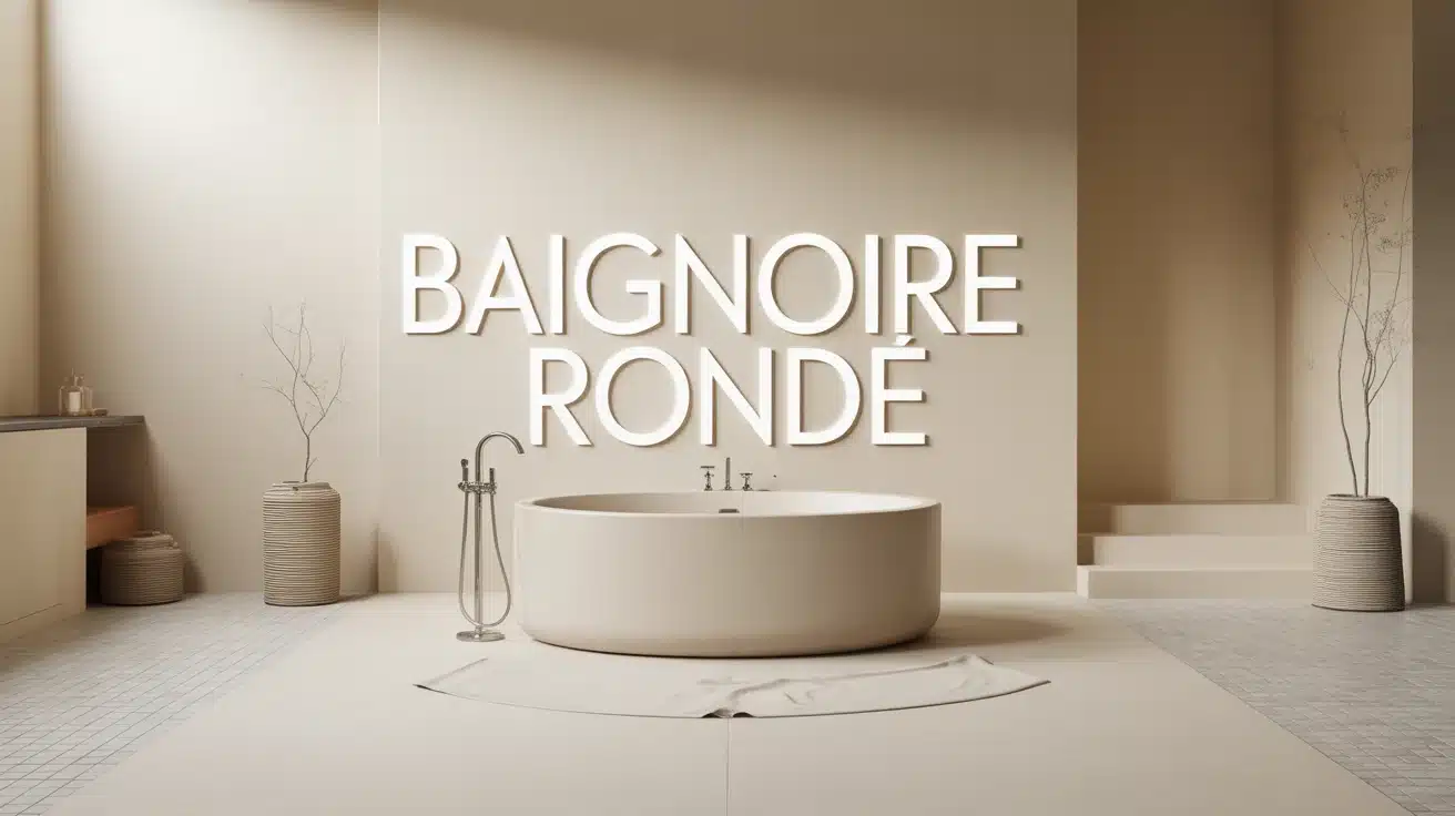 Baignoire ronde îlot spa 304 litres
