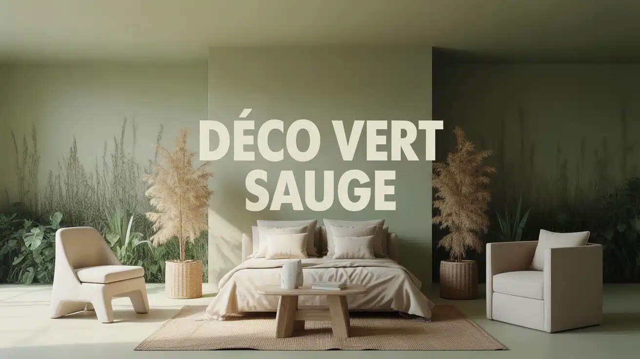 Déco vert sauge : salon apaisant