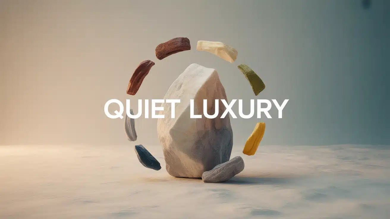 Quiet luxury hiver 2024, palette teintes feutrées