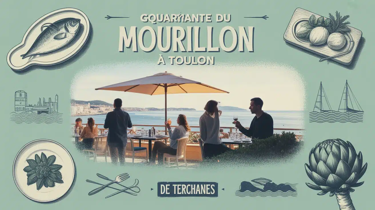 Restaurant au Mourillon : table idéale vue mer