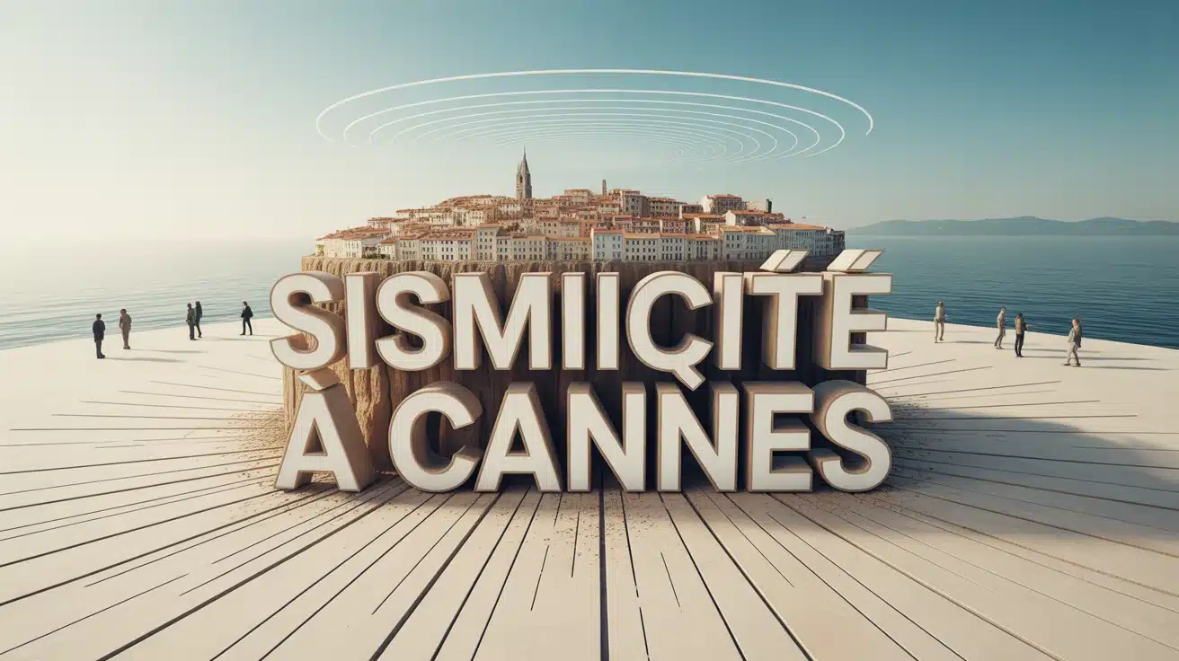 Illustration de la sismicité à Cannes et des ondes sismiques