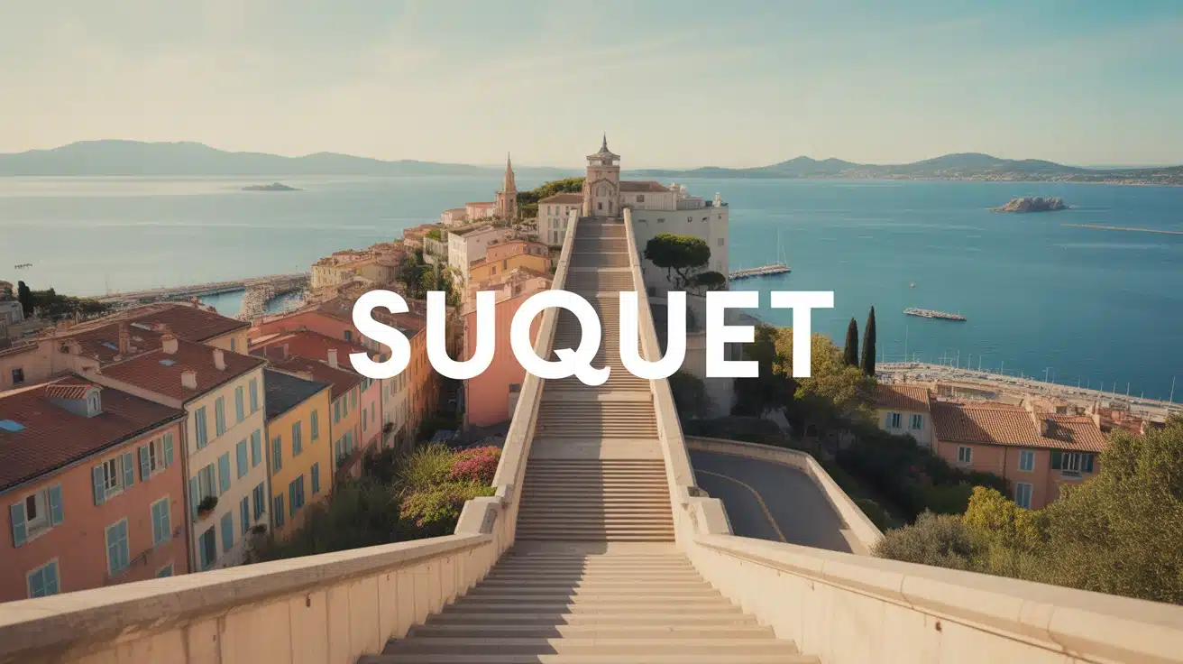 Suquet à Cannes, ruelles et vue mer