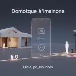 Visiophone connecté smartphone contrôle sur smartphone