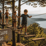 accrobranche bastia famille parcours aventure pinède