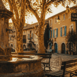 beaux villages autour de la ciotat place provençale fontaine