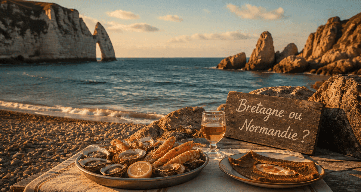 bretagne ou normandie, falaises et granit au bord de la mer