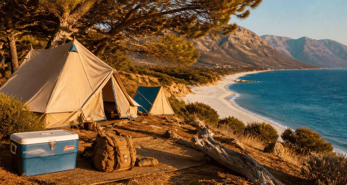 camping desert des agriates tentes plage saleccia