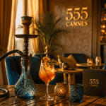 intérieur élégant du 555 cannes bar à chicha