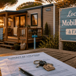 location mobil home à l'année particulier avec contrat et clés