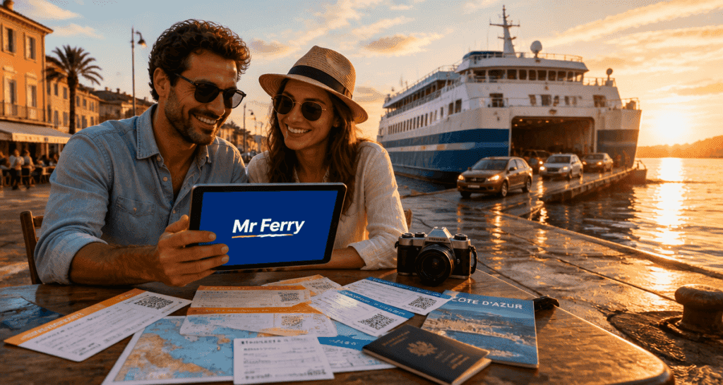 mr ferry couple port méditerranéen ferry