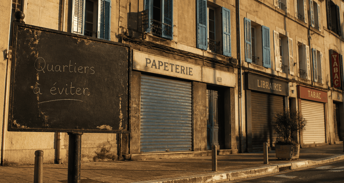quartier avignon à éviter rue immeubles