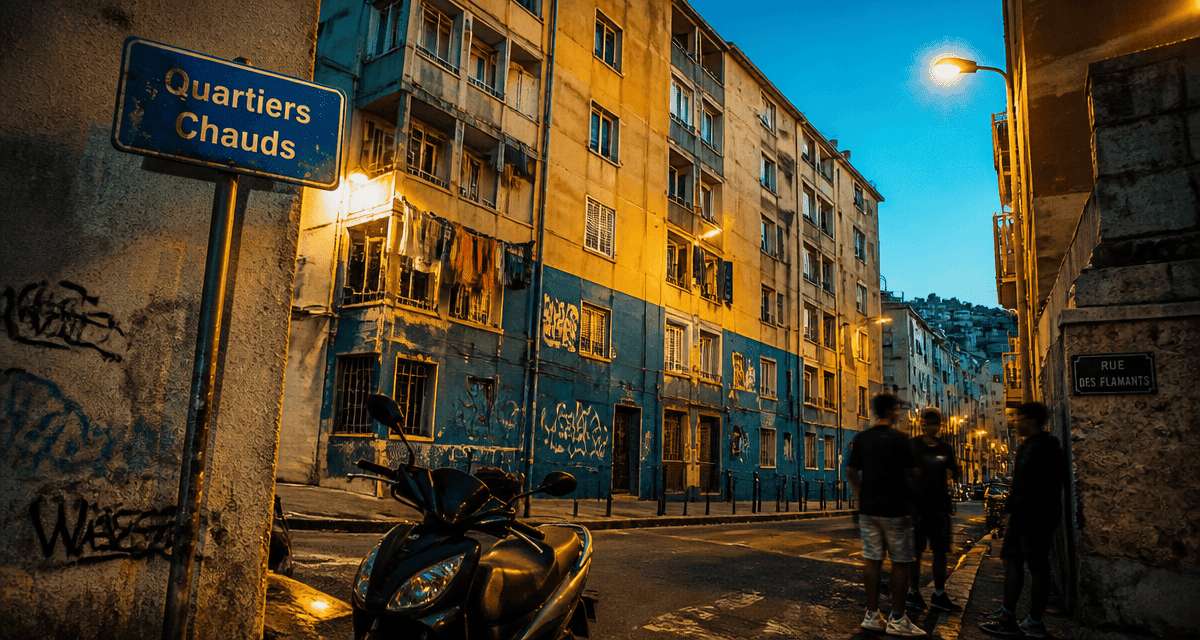 quartier chaud marseille immeubles tags