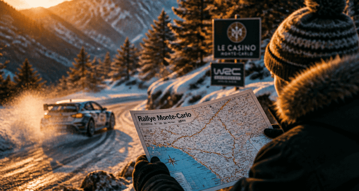 rallye monte carlo 2025 carte spectateurs route neige