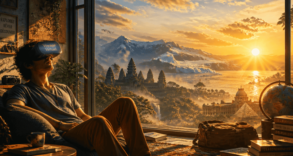 réalité virtuelle voyage jeune explorateur
