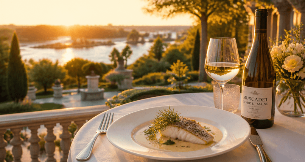 restaurant villa belle rive terrasse plat sandre loire
