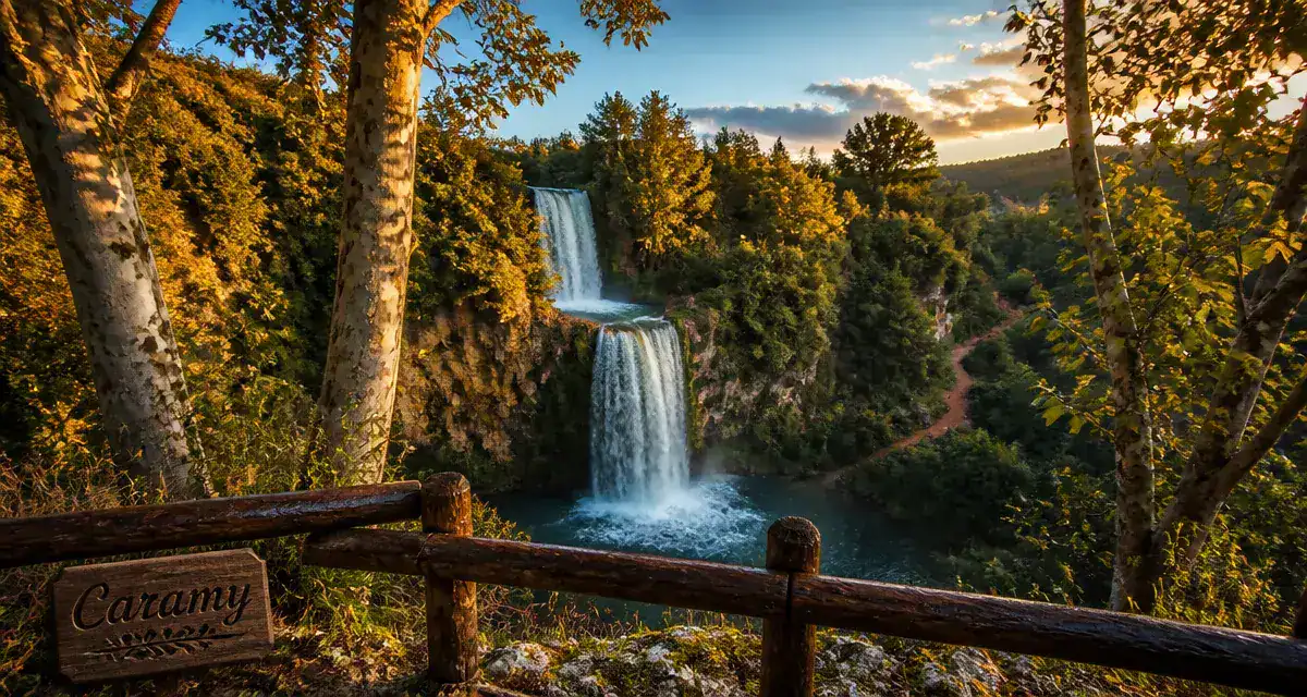 Cascade de Caramy à Carcès, 14 mètres de chute