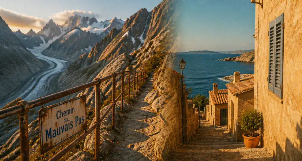 chemin du mauvais pas sentier mer de glace marseille
