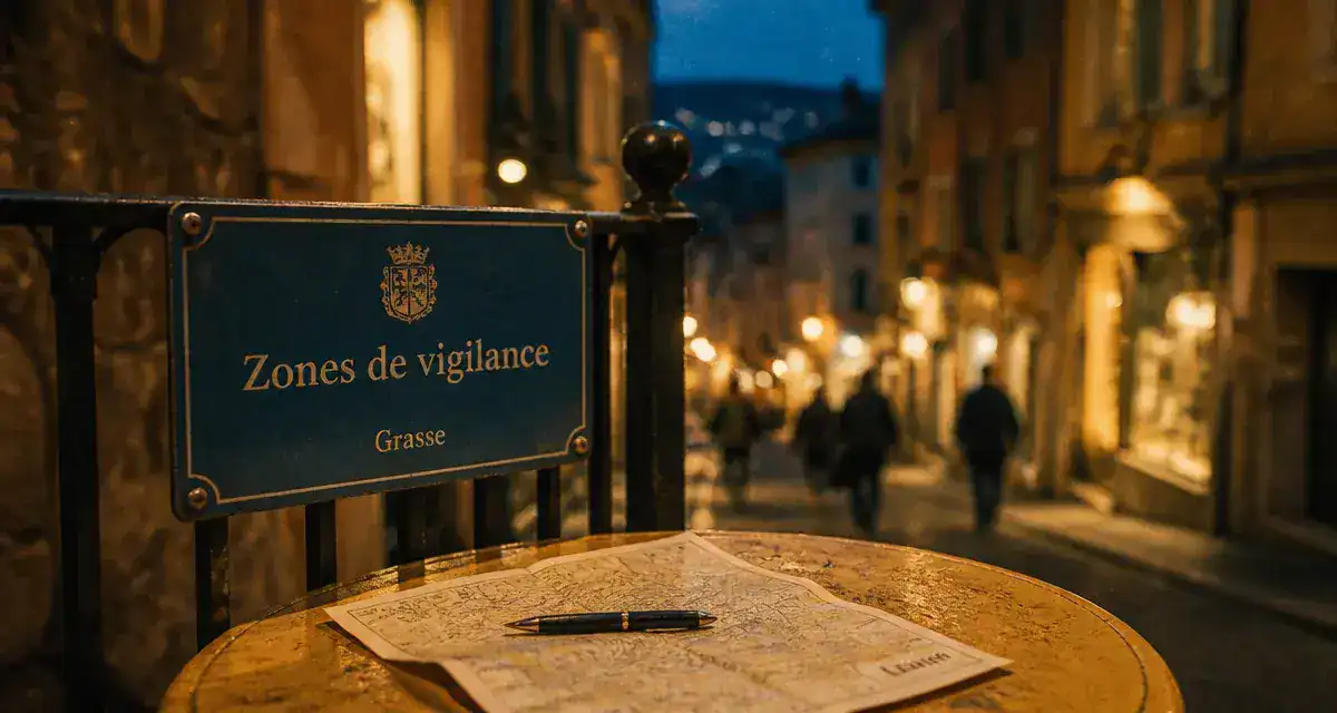Grasse ville dangereuse : zones de vigilance près du vieux centre