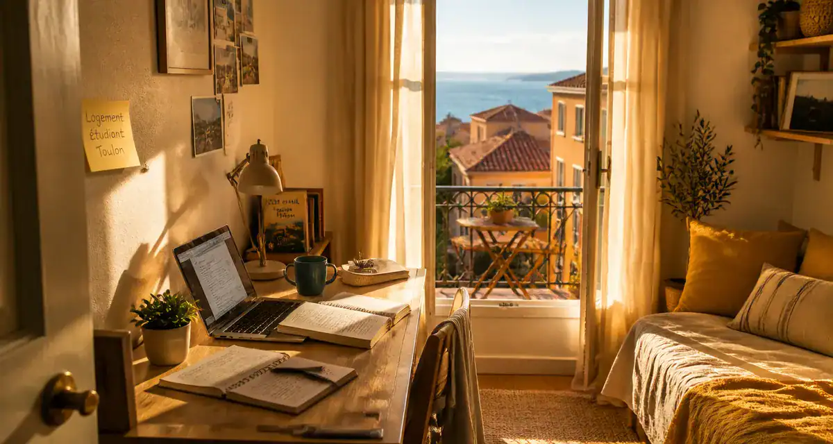 logements etudiants toulon chambre etudiante vue balcon